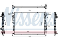 Radiador 607254 Nissens