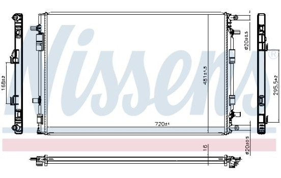 Radiador 607310 Nissens, Imagen 5
