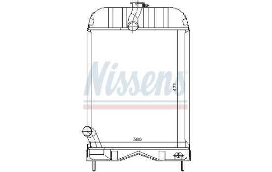 Radiador 62253 Nissens, Imagen 2