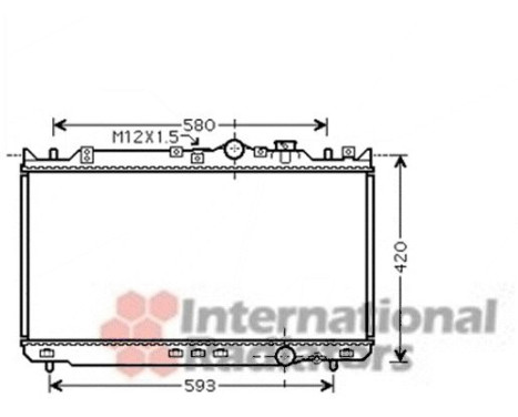 RADIADOR 626 20DiTD MT +sin AIRE ACONDICIONADO 97-02 27002201 International Radiators