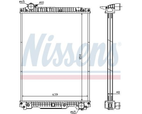 Radiador 626570 Nissens