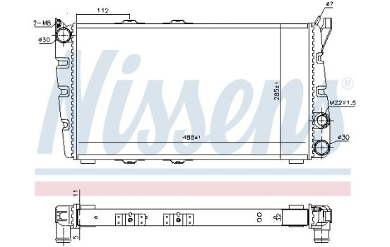 Radiador 64010 Nissens, Imagen 5