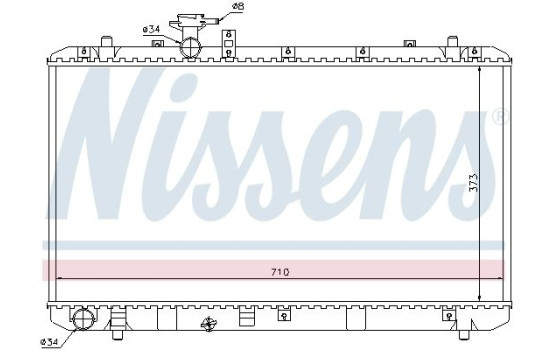 Radiador 64197 Nissens, Imagen 2