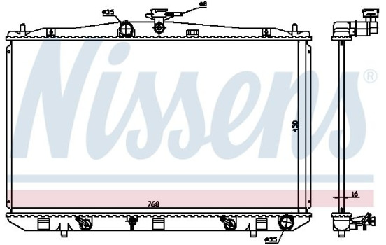 Radiador 646836 Nissens, Imagen 6