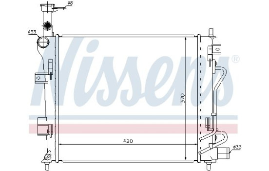 Radiador 66746 Nissens, Imagen 7
