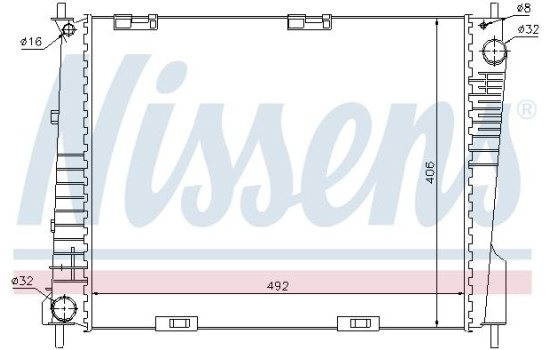 Radiador 67283 Nissens, Imagen 5