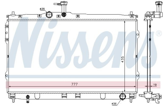 Radiador 67472 Nissens, Imagen 2