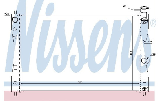 Radiador 68183 Nissens