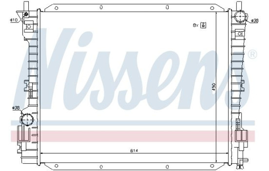Radiador 69222 Nissens, Imagen 2