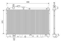 Radiador 701205 Valeo