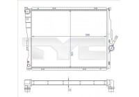 Radiador 703-0006-R TYC