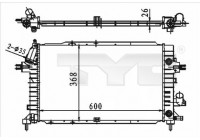 radiador 725-0046 TYC