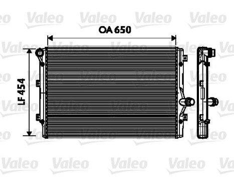 Radiador 734333 Valeo