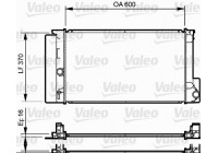 Radiador 735250 Valeo