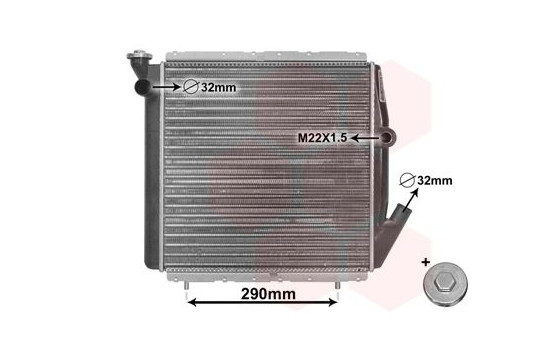 RADIADOR -92 DIÉSEL (1.6) O 43002070 International Radiators Plus, Imagen 3