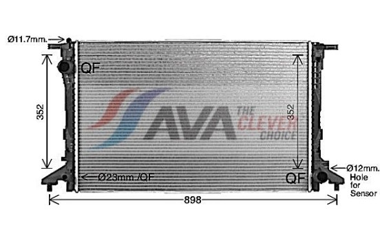 Radiador AI2441 Ava Quality Cooling, Imagen 2