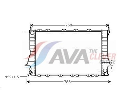 Radiador AIA2083 Ava Quality Cooling