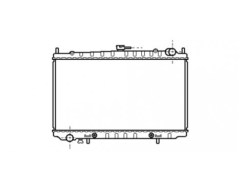 RADIADOR Altima 2.4 H/A 93- 13002153 International Radiators