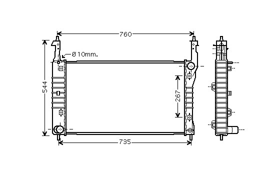 RADIADOR ANTARA/CAPTIVA 20TD MT desde '06 37002432 International Radiators