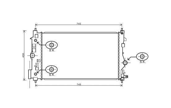 RADIADOR ASTRA J 20CDTi AT 09- 37002547 International Radiators
