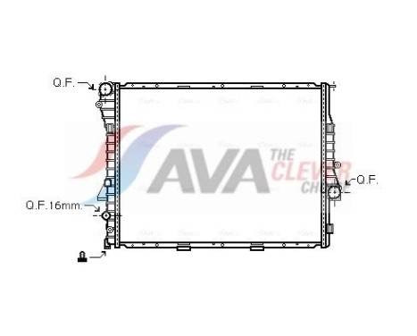 Radiador BWA2276 Ava Quality Cooling