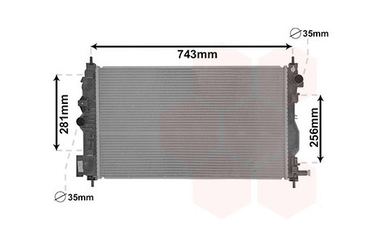 RADIADOR Chevrolet Cruze 2.0 TDCi 37002599 International Radiators, Imagen 2