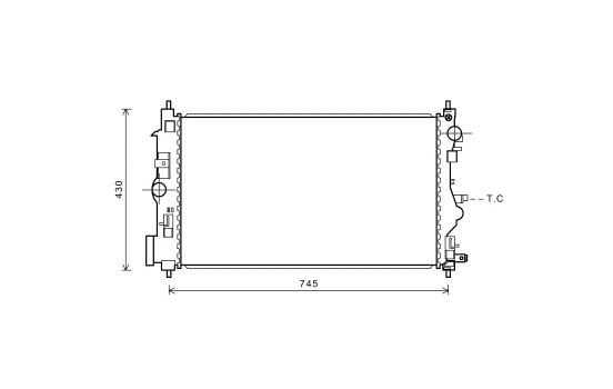 RADIADOR Chevrolet Cruze 2.0 TDCi 37002599 International Radiators
