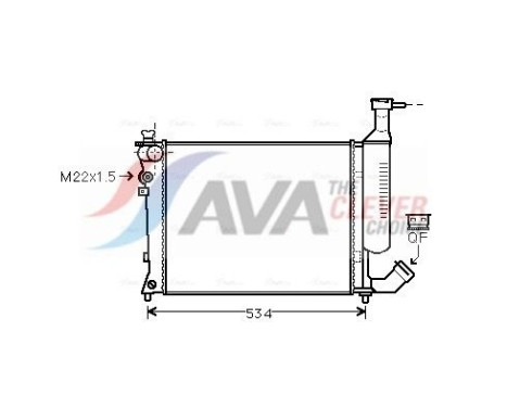 Radiador CN2167 Ava Quality Cooling