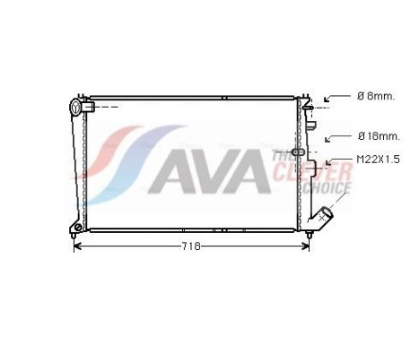 Radiador CNA2010 Ava Quality Cooling