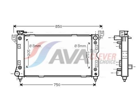 Radiador CR2029 Ava Quality Cooling