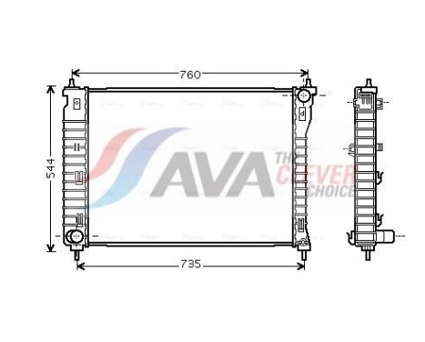 Radiador CT2034 Ava Quality Cooling
