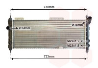 Radiador de gasolina 1.2 / 1.4 / 1.6 MT con aire acondicionado 37002203 International Radiators Plus