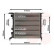 Radiador de gasolina 1.2 350x378 MT sin aire acondicionado 43002121 International Radiators, Miniatura 2