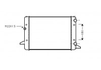Radiador de gasolina 1.6 / 1.8 / 2.0 AT sin aire acondicionado 58002120 International Radiators