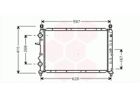 Radiador de gasolina 1.8 16v 17002322 International Radiators