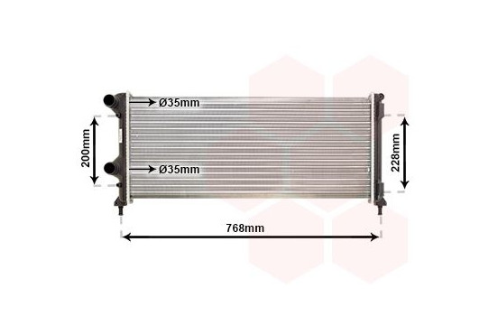 RADIADOR DIESEL 1.9 JTD -04 con AIRE ACONDICIONADO 74Kw 17002250 International Radiators, Imagen 2