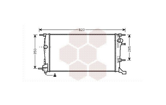 RADIADOR DIÉSEL 2.0 DCi 43002445 International Radiators, Imagen 2
