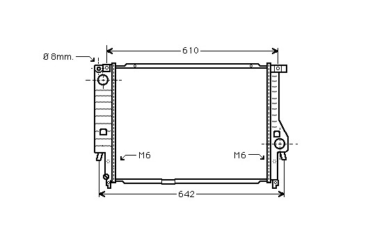 RADIADOR DIÉSEL 325 TDS A 7/93+ 06002167 International Radiators Plus