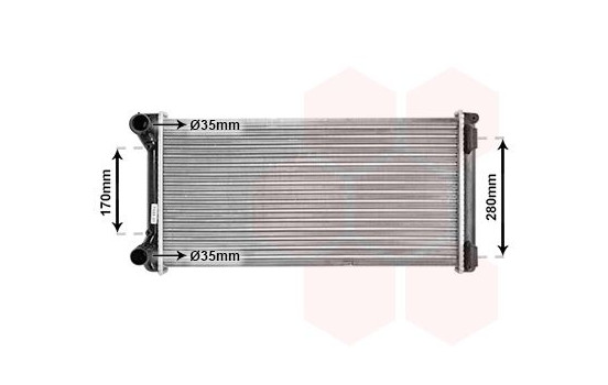 RADIADOR DIESEL sin AIRE ACONDICIONADO 17002210 International Radiators, Imagen 2