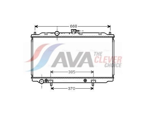 Radiador DN2223 Ava Quality Cooling