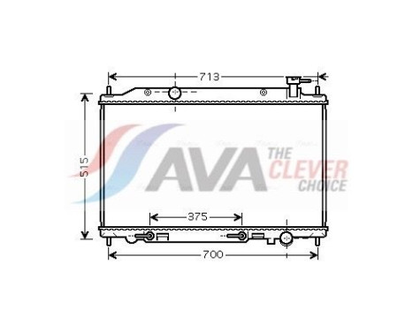 Radiador DN2295 Ava Quality Cooling