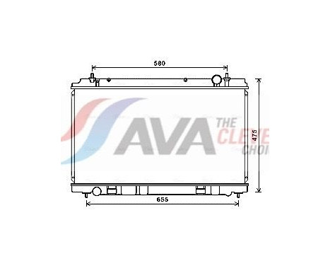 Radiador DN2400 Ava Quality Cooling