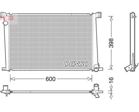 Radiador DRM05007 Denso