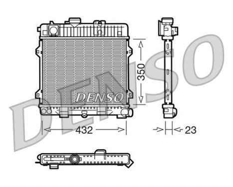 Radiador DRM05024 Denso