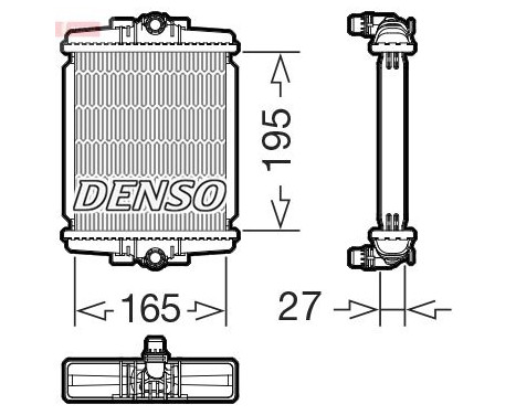 Radiador DRM05077 Denso