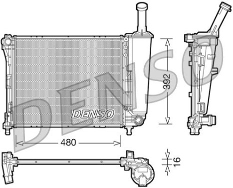 Radiador DRM09088 Denso