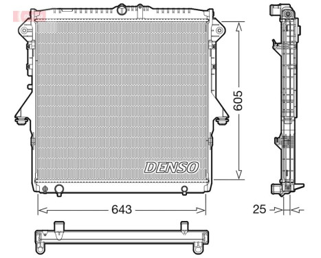Radiador DRM10119 Denso