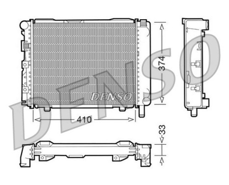 Radiador DRM12003 Denso