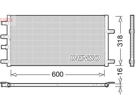 Radiador DRM12011 Denso