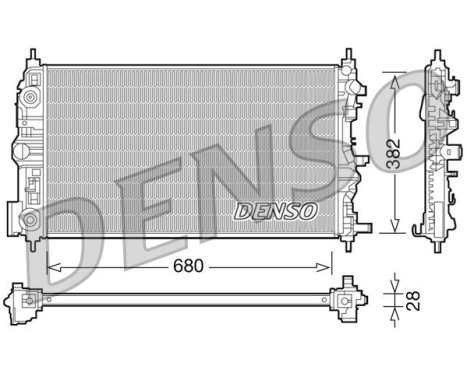 Radiador DRM15006 Denso
